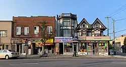 Broadway, one of the main roads in Hicksville