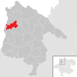 Location within Schärding district