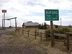 Street sign for Buford