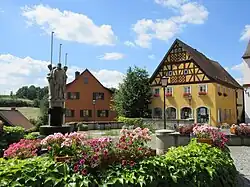 Market square in Burgwindheim