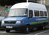 LDV Convoy with a high-roof (before improvements)