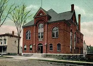 Butler Hall was built in 1890. The historic building houses the Village of New Hartford municipal offices.