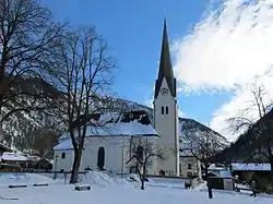 The parish church of St. Margareth in Bayrischzell