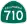 Interstate 710 and State Route 710 marker