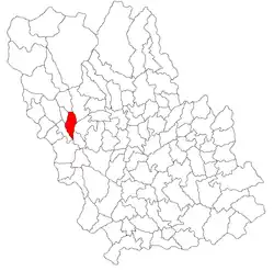 Location of Comarnic