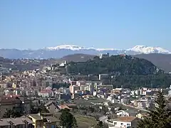 Overview of Campobasso.