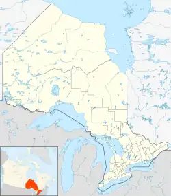 Sarnia is located in Ontario