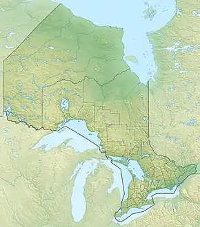 Toronto is located in Ontario