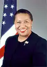 Former SenatorCarol Moseley Braun,from Illinois(Withdrew on January 15, 2004)