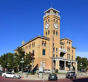 County courthouse in Harrisonville