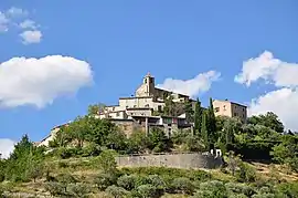 A general view of Castellet-les-Sausses