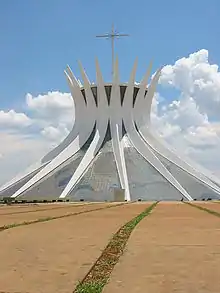 Metropolitan Cathedral in Brasilia, Brasil