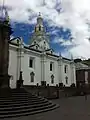 Cathedral of Quito, viewed from the Grand Plaza.