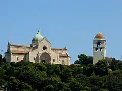 View of the cathedral from the port