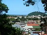 Cayenne downtown view from Ceperou hill.