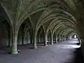 Vaulted cellarium used as food storage