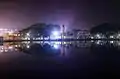 The Central Mosque of SBMC on the bank of the pond