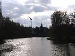 The Indre river in Châteauroux.