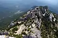 Peyrepertuse castle, with walls as it looks today