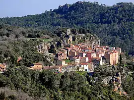 A general view of Châteaudouble