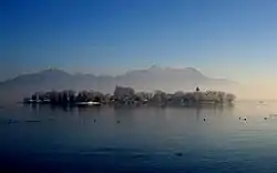 Chiemsee in winter