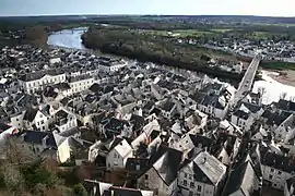 Chinon: view from the castle.