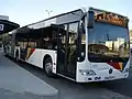 A Mercedes-Benz Citaro G articulated bus (face-lifted styling) in Thessaloniki, Greece