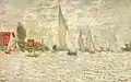 Boat race à Argenteuil by Claude Monet (Musée d'Orsay)