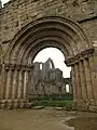 Cloister portal at Fountains Abbey