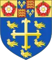 Coat of arms of Collegiate Church of Saint Peter at Westminster, or the Westminster Abbey, UK.