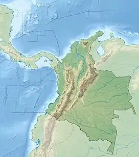 Galeras is located in Colombia