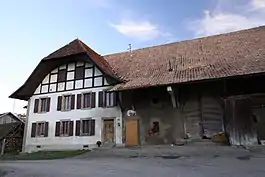 The farmhouse of the Commandery of Saint Jean at Villarsel-sur-Marly