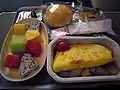 Breakfast on a Continental flight.