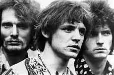 Cream in 1967. From left to right: Ginger Baker, Jack Bruce, and Eric Clapton