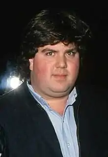 A 1988 photograph of Dan Schneider with Brian Robbins.