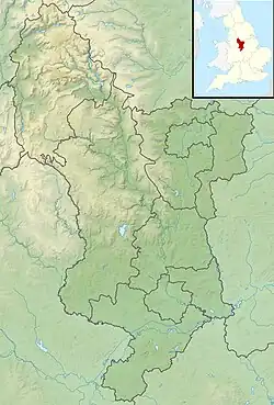 Derbyshire is located in Derbyshire