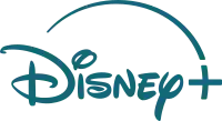 Logo for the Disney+ service.