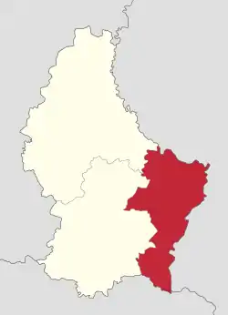 Location of the Grevenmacher district