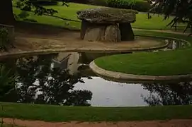 Dolmen in the garden of the Sénatorerie