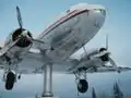 A Douglas DC-3 converted to a weather vane