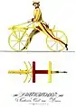 The world’s first bicycle, built in Mannheim by Karl Freiherr von Drais in 1817