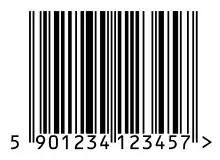 EAN-13 (GTIN-13) number encoded in EAN-13 barcode symbol