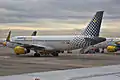 A Vueling plane at Barcelona.