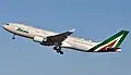 An A330 of the third Alitalia