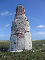 Earhart Light with post World War II repairs