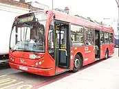 East Thames Buses Myllennium bodied Scania N94UB in Southwark, London in September 2007