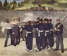 Execution of Emperor Maximilian of Mexico, 1868