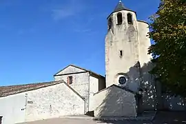 The church in Frausseilles