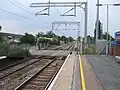 Ordnance Road level crossing in closed position