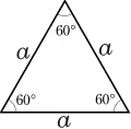 equilateral triangle